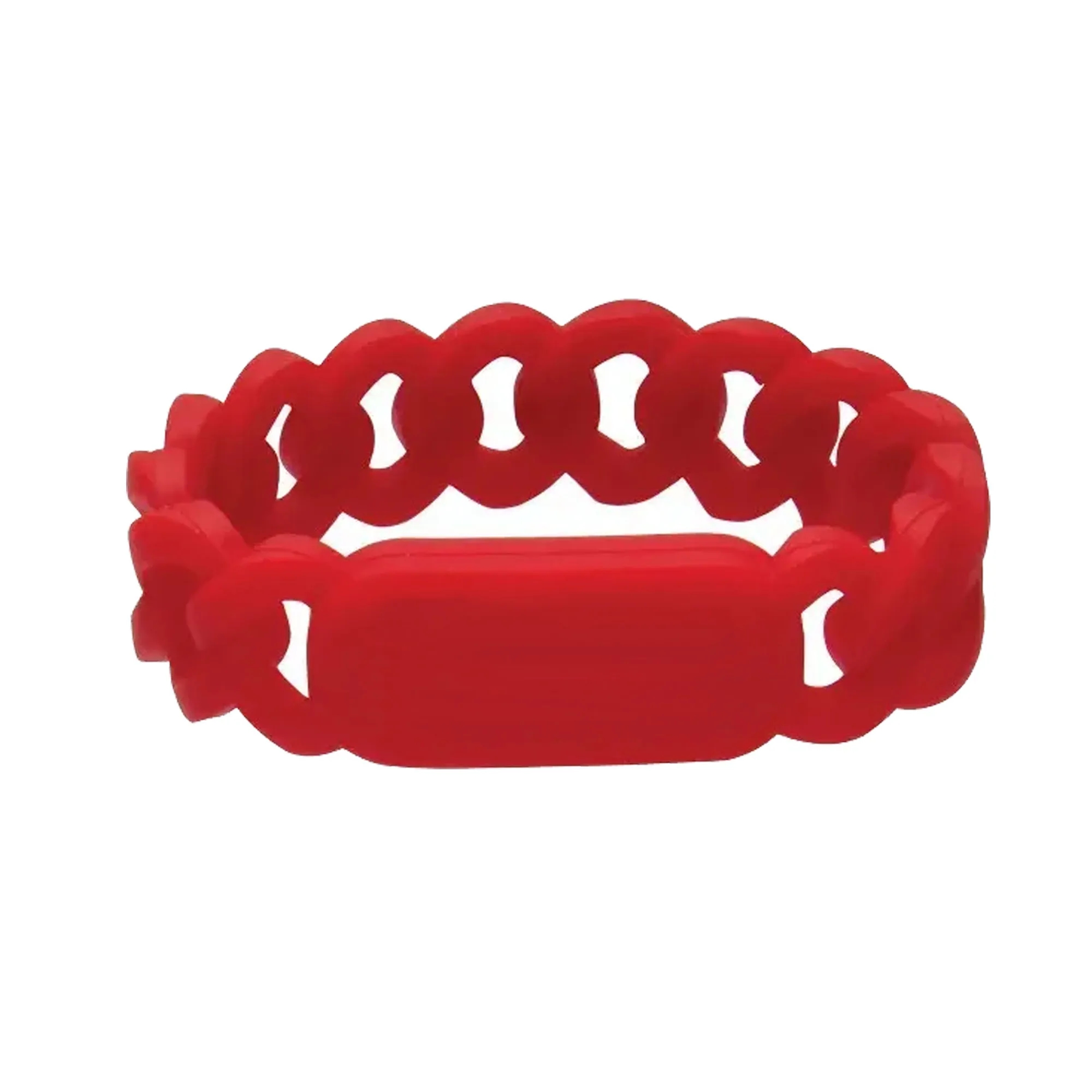 Silicone Chain Link Twist Band Bracelet 5