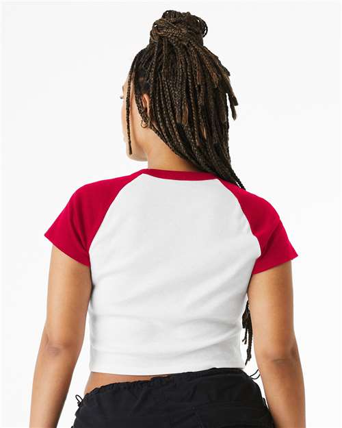 Women's Micro Rib Raglan Baby Tee - 1201 18