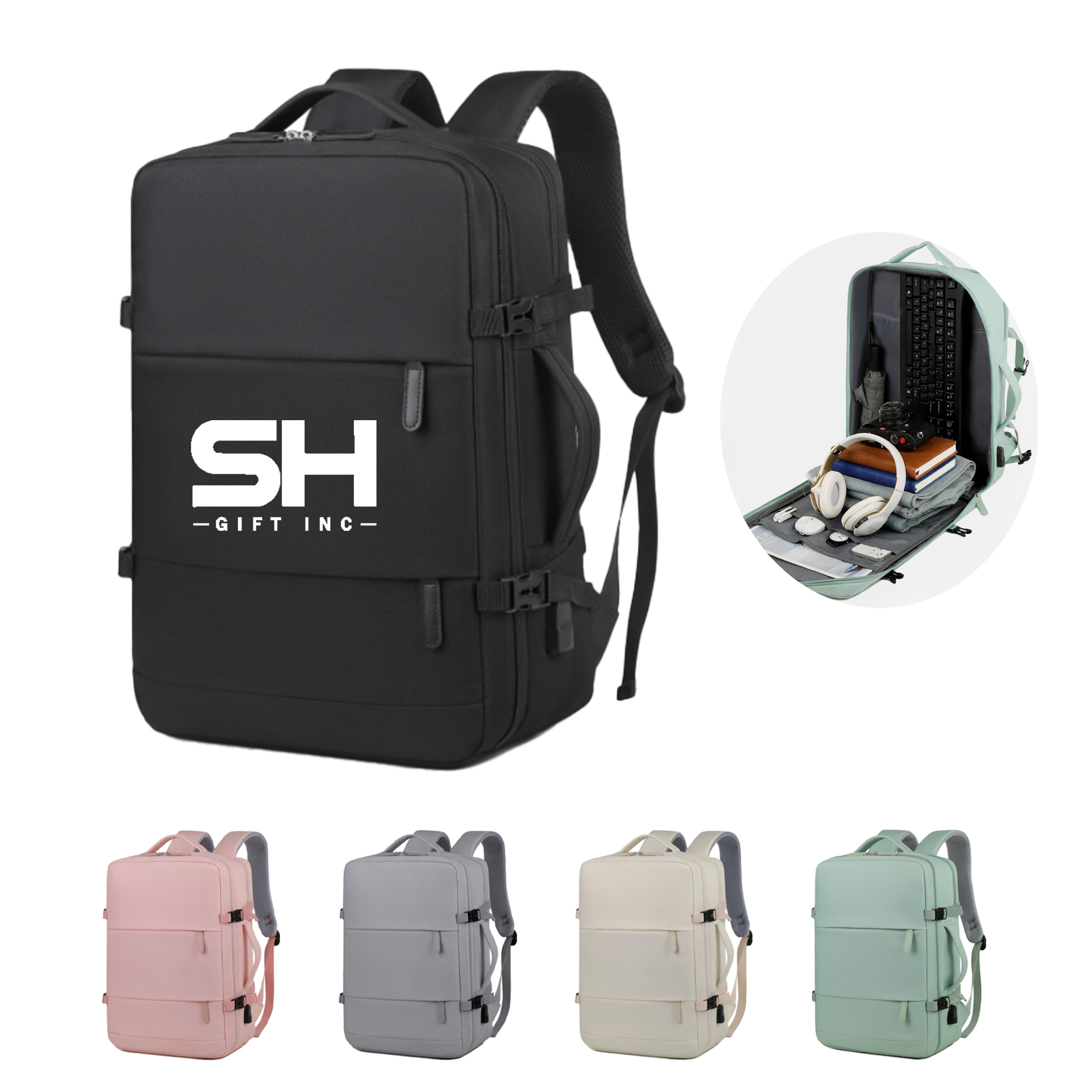 Fashionable & Lightweight Multi Compartment Backpack 2