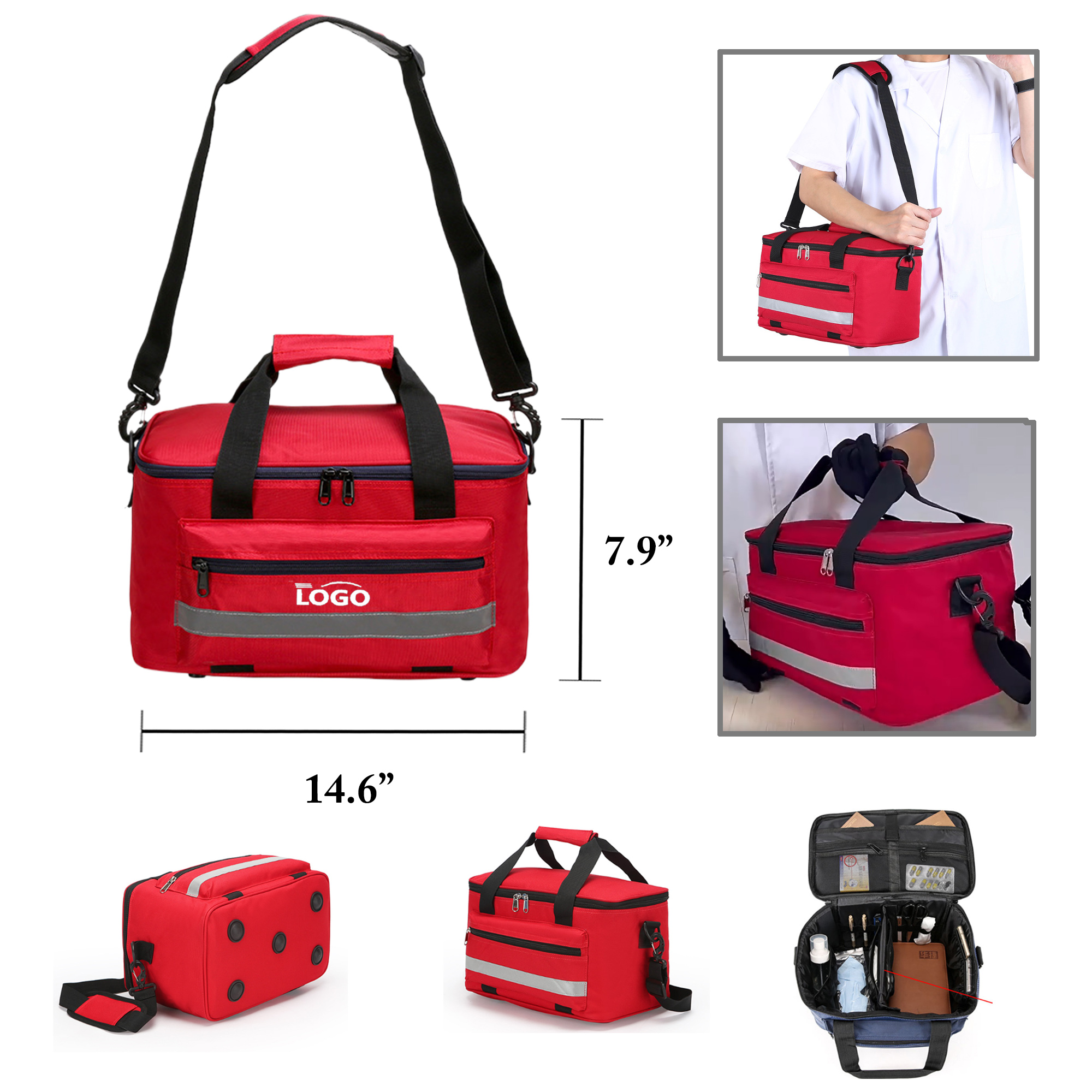MOQ5 Compact First Aid Kit for Home and Travel Use 3