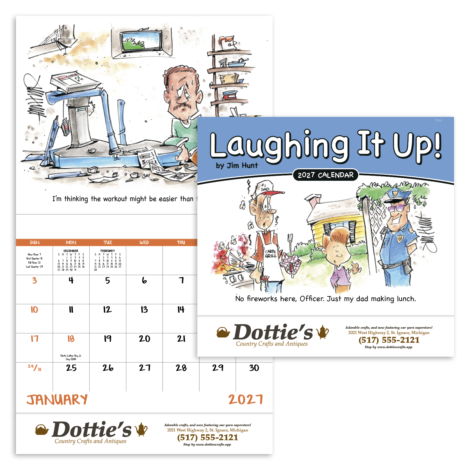 Good Value™ Laughing It Up - Stapled Calendar 67