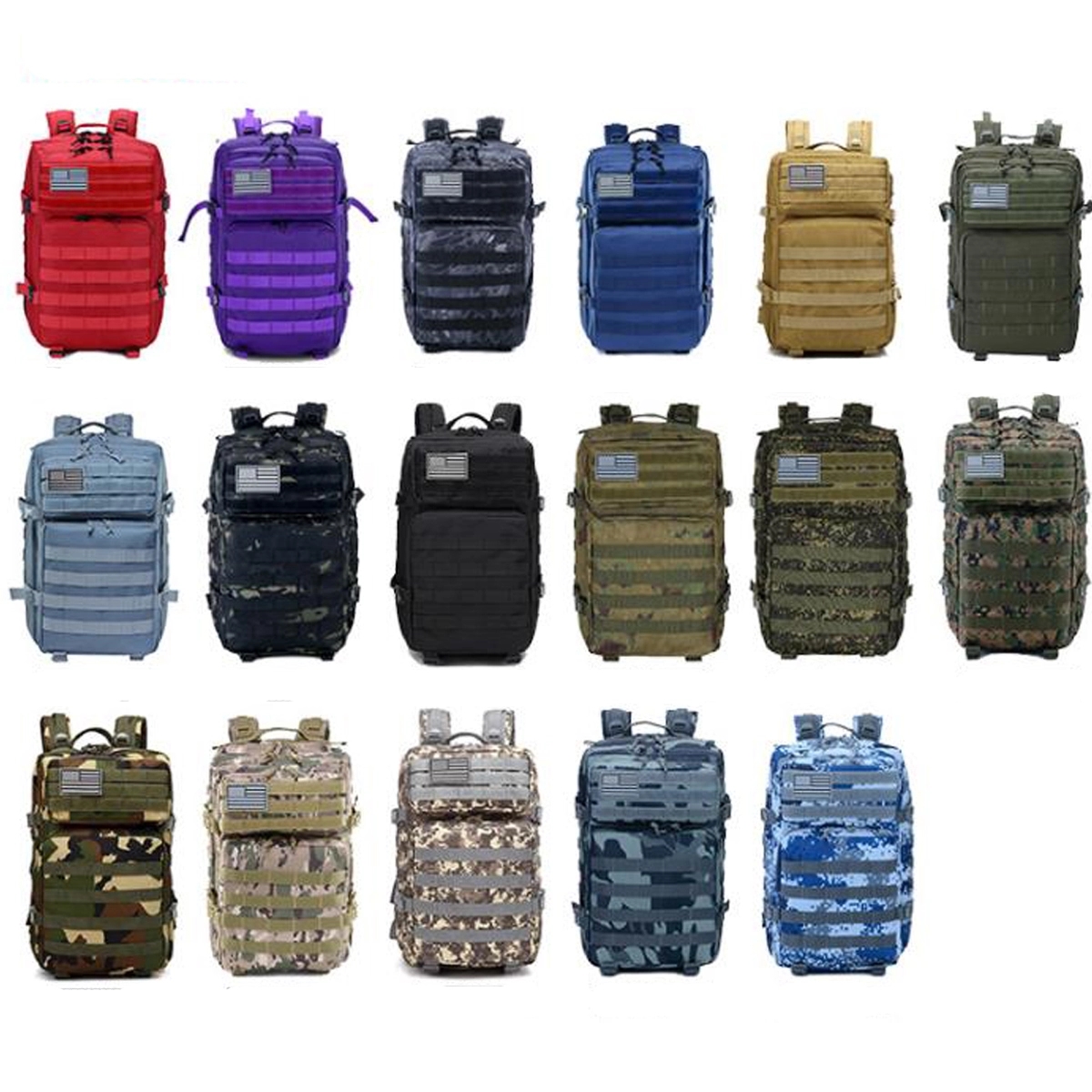 45L Military Tactical Backpacks Molle Army Assault Pack 4
