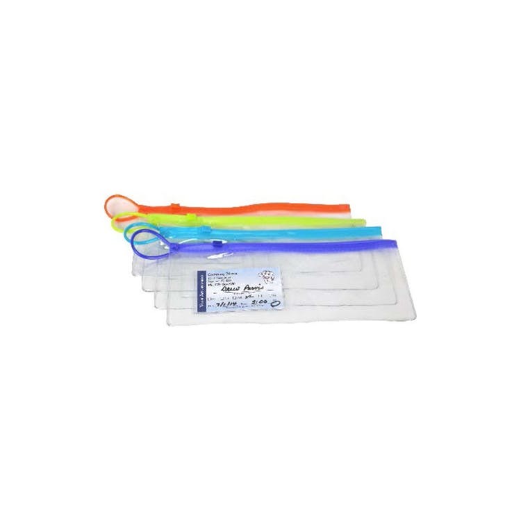 Clear Zippered Pouches - Assorted Zips Card Holder 1