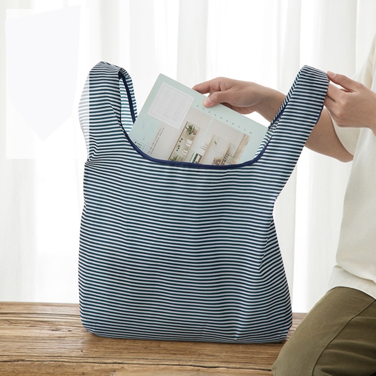 Floral folding eco-friendly bag cross 3