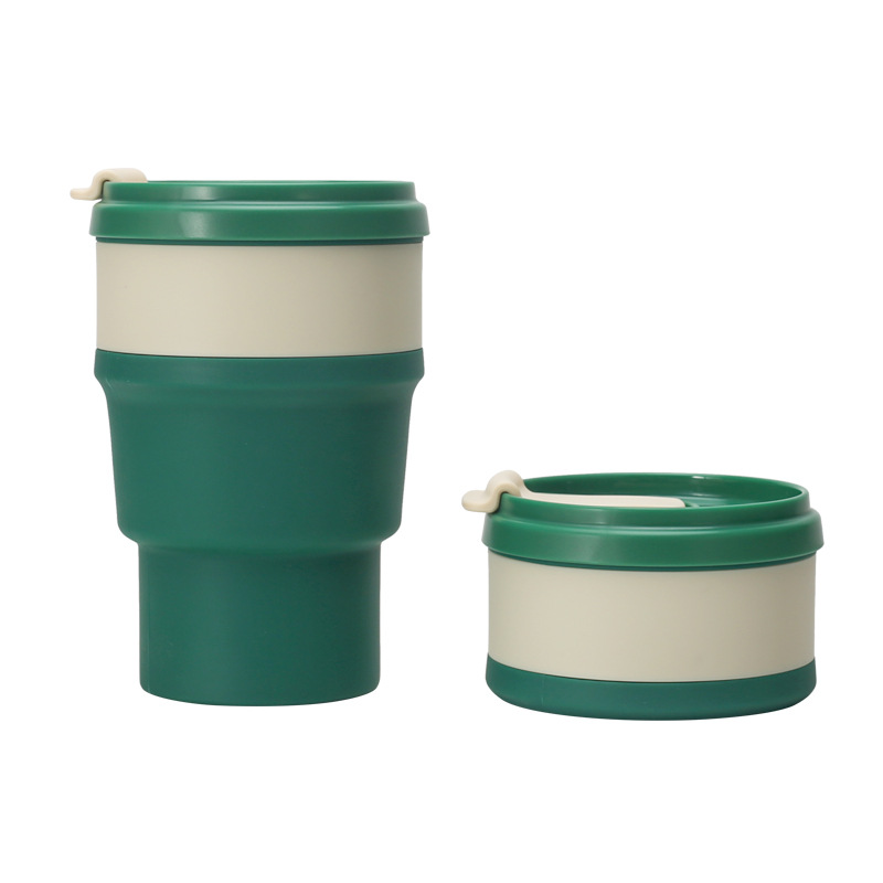 Reusable Collapsible Coffee Mug Leak-Proof Silicone 3