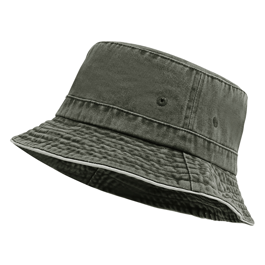 Stock Washed Cotton Bucket Hat 12