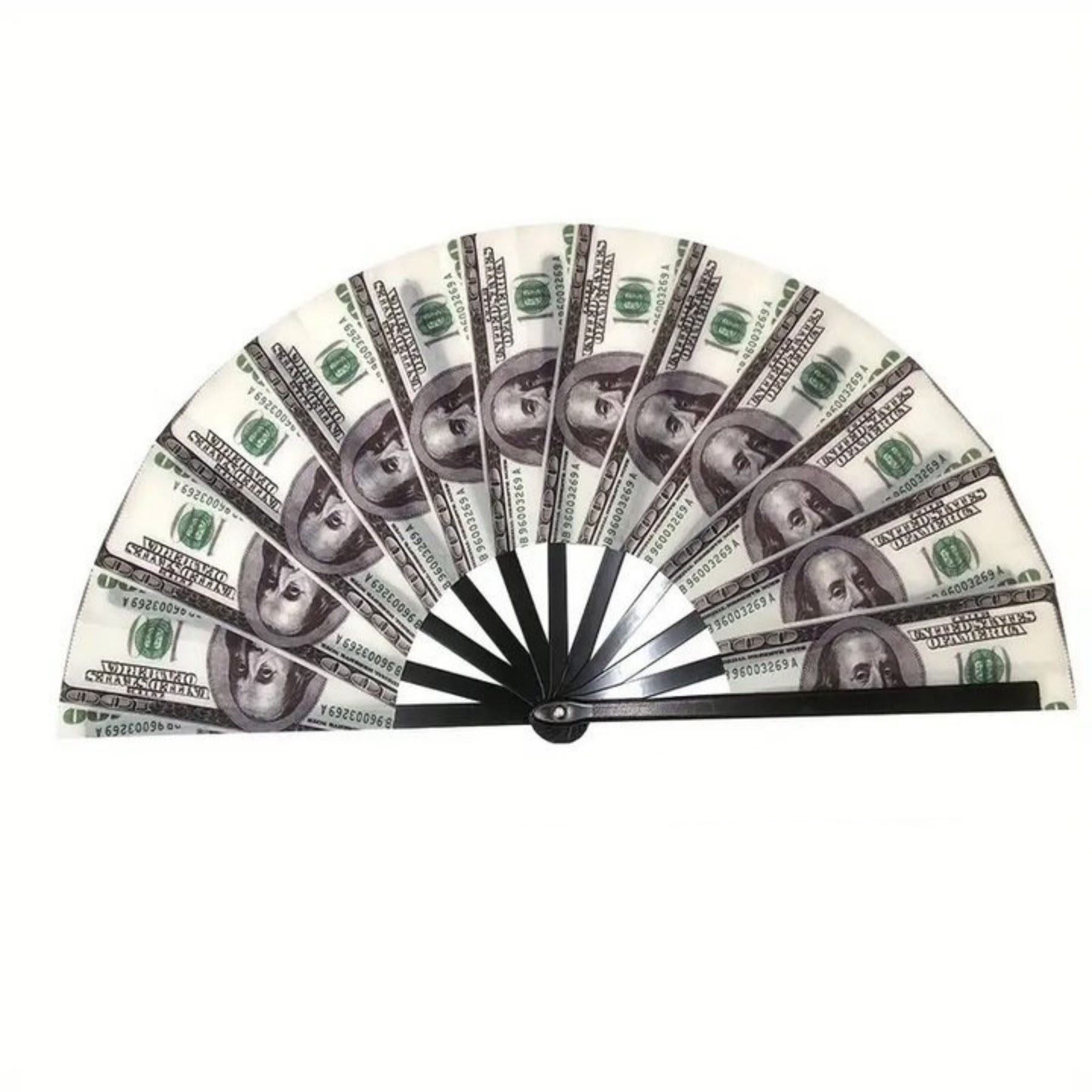 Large Folding Hand Silk Fan 6