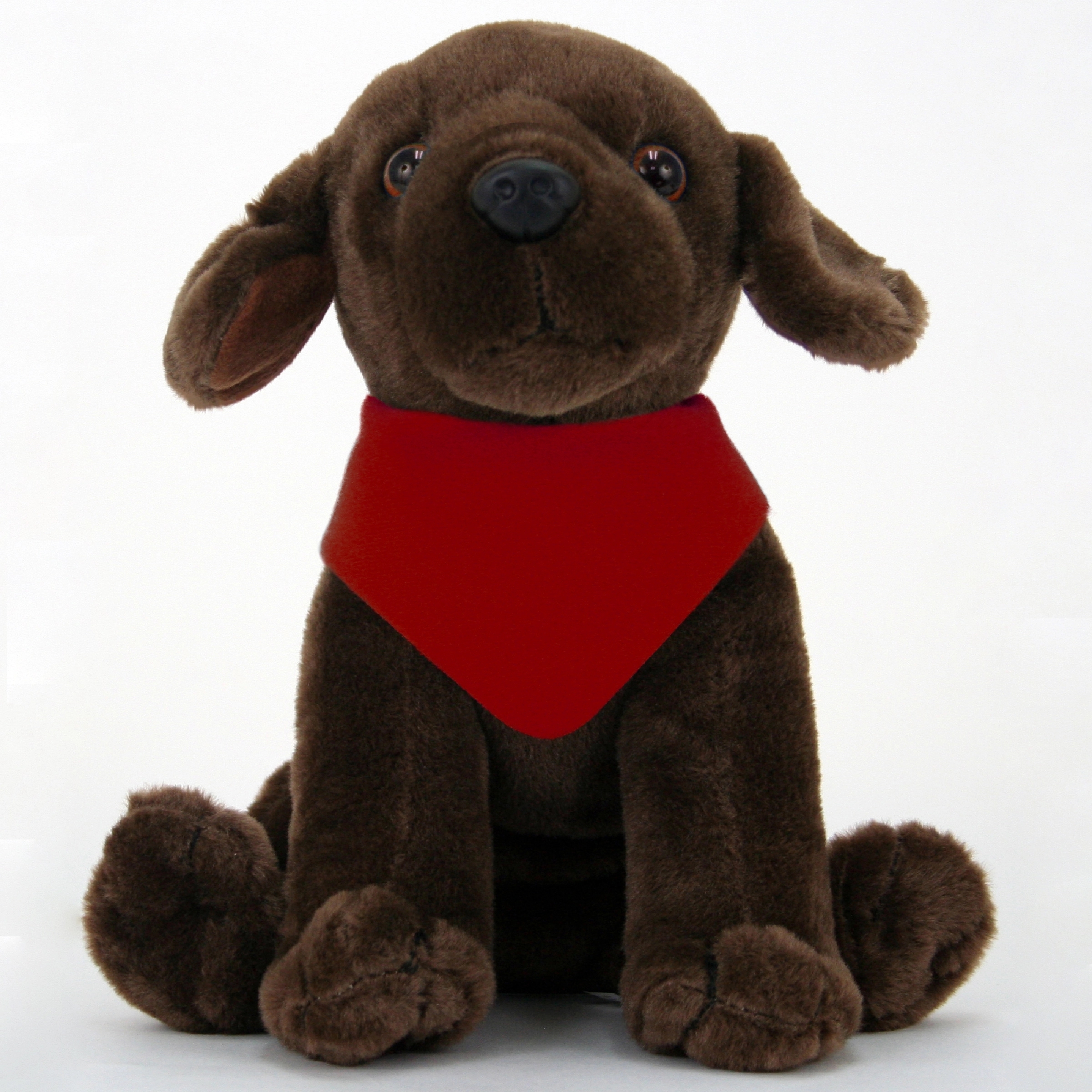 8" Medium Sitting Dog - Brown Lab 6