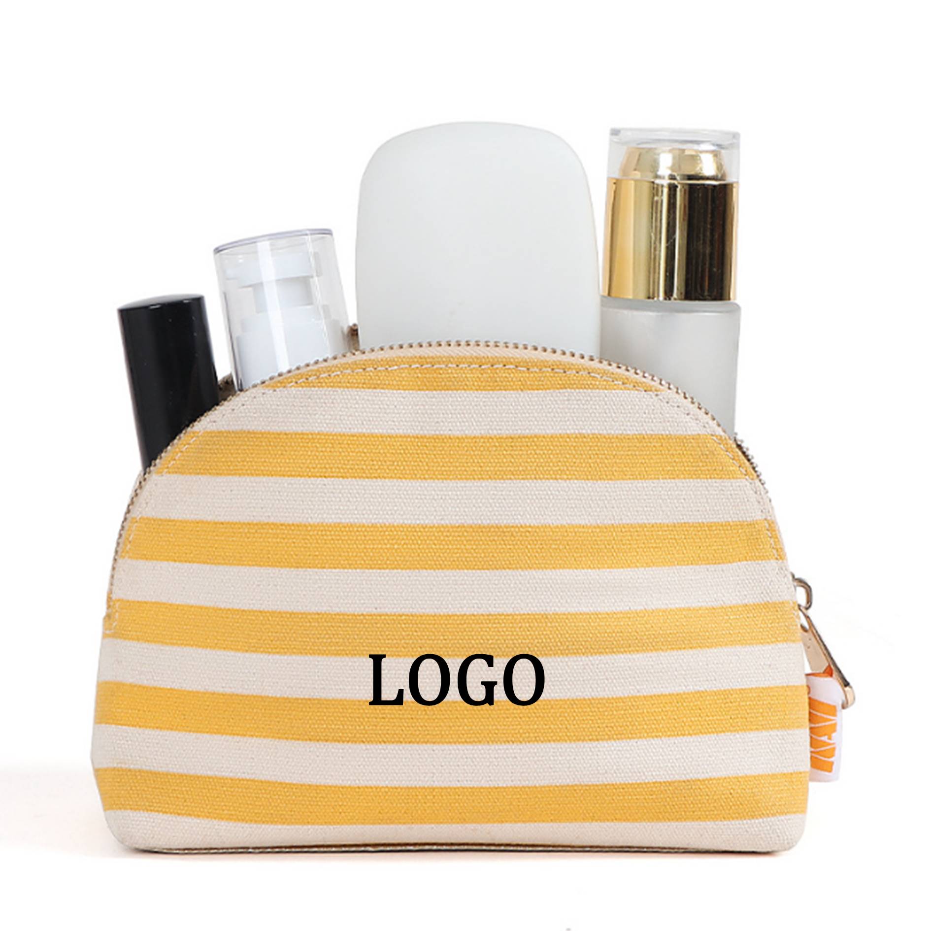 Custom Canvas Cosmetic Bag 4