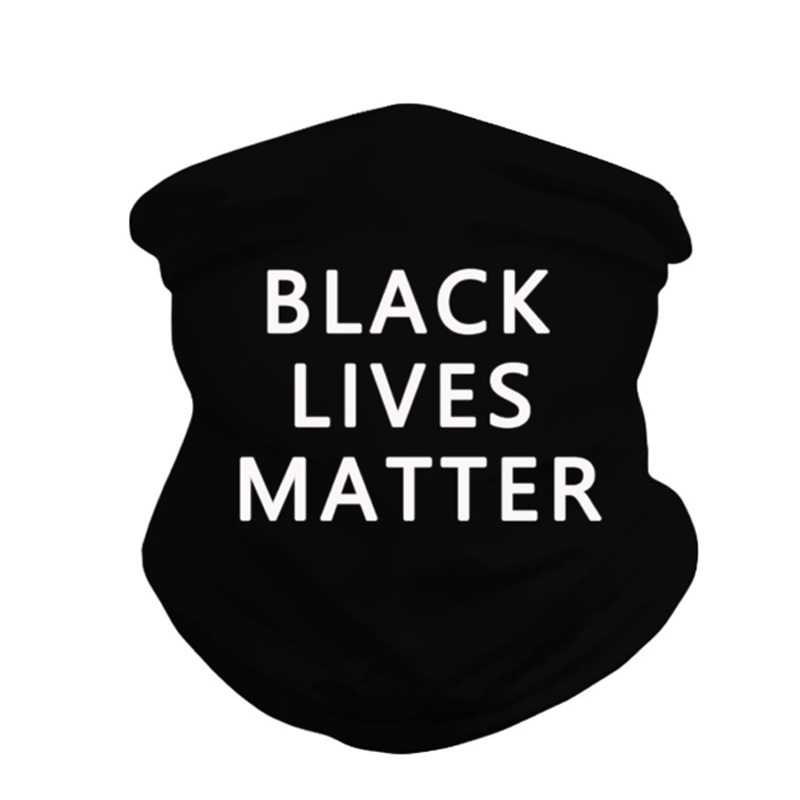 Unisex Outdoor Mouth Cover Sun Protection Black Lives Matter Print Cycling Face Mask 1