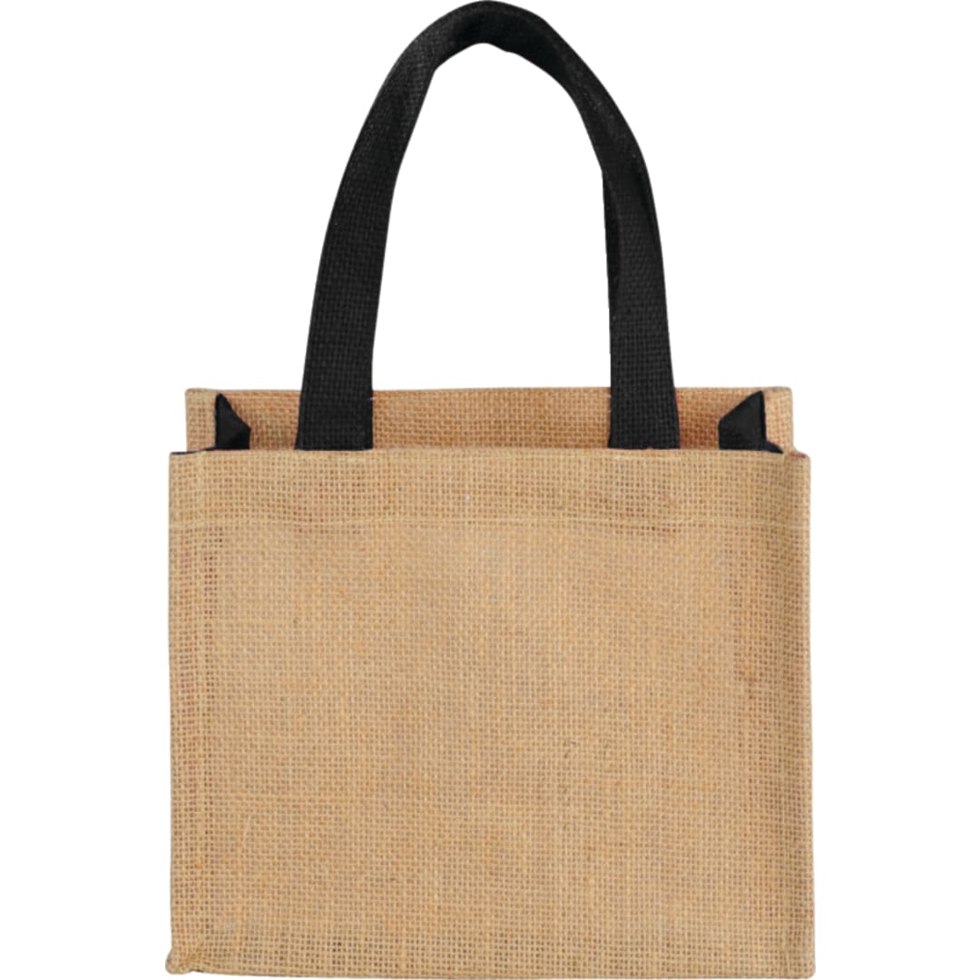 Mini Jute Gift Tote, custom tote bag with logo imprint 9