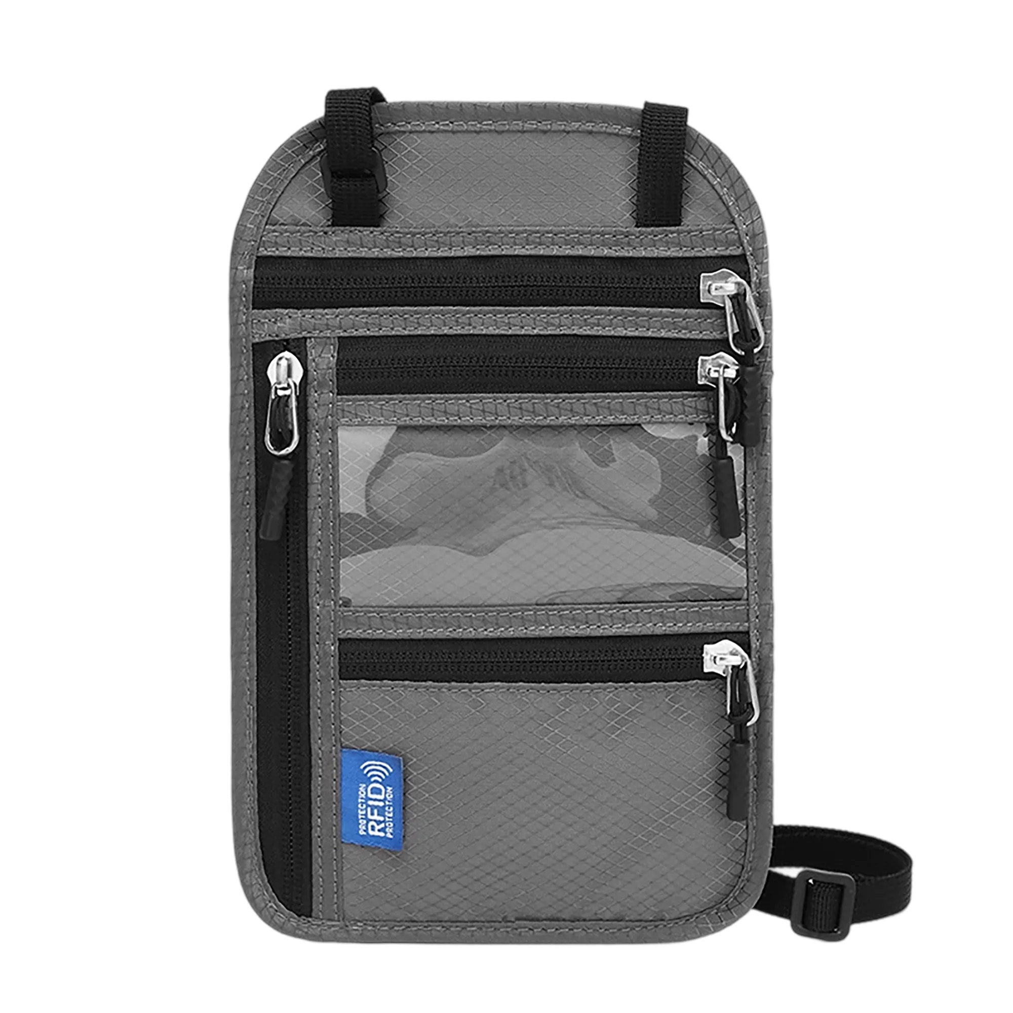 Neck Strap Passport Holder with Window 3