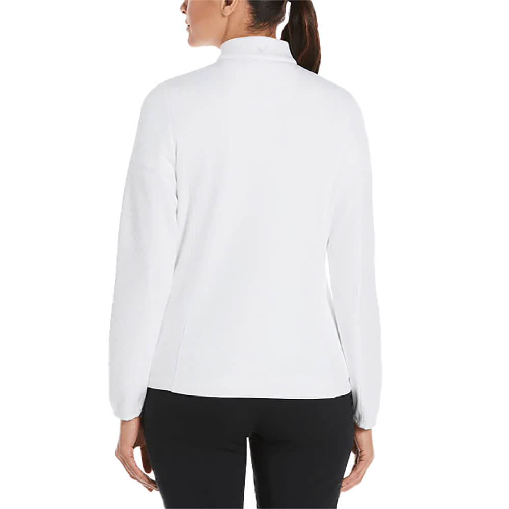 Callaway Diamond Quilted Fleece 1/4-Zip Ladies Pullover 2