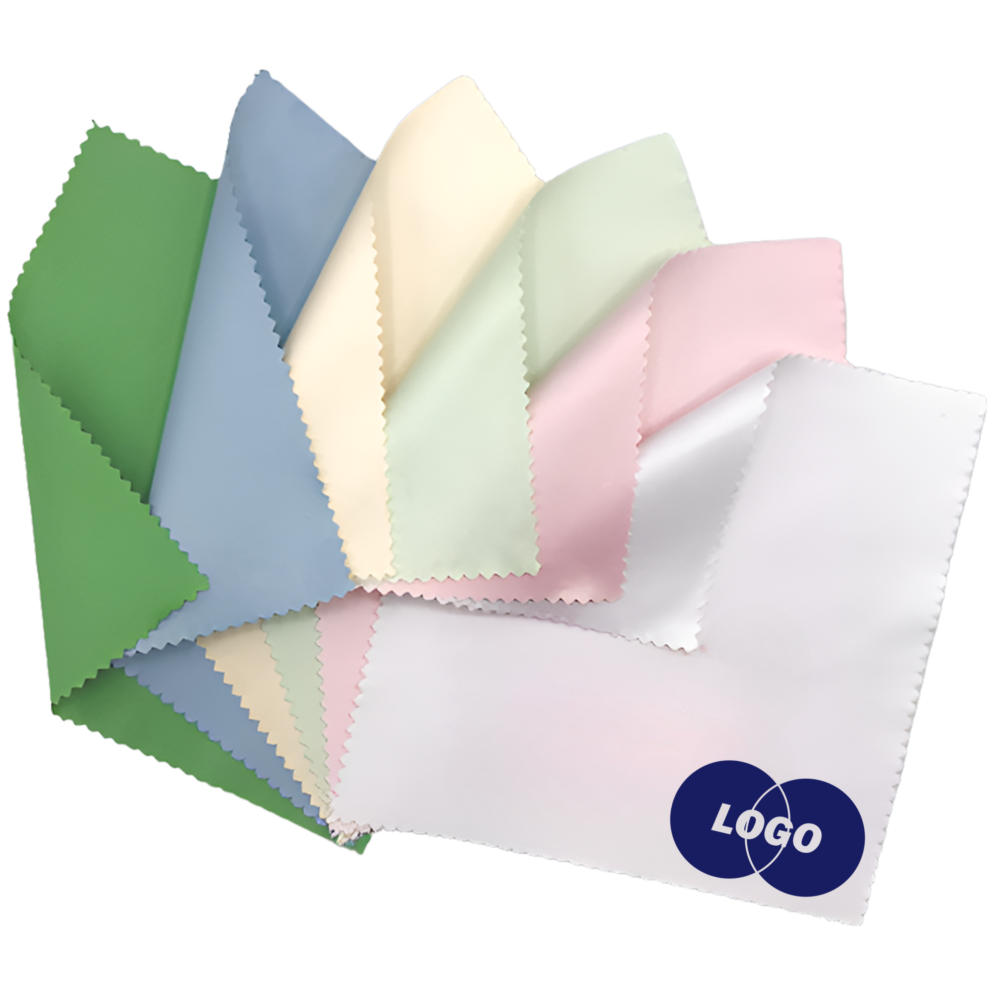 Durable 4"x4" Microfiber Glasses Cleaning Wipe 6