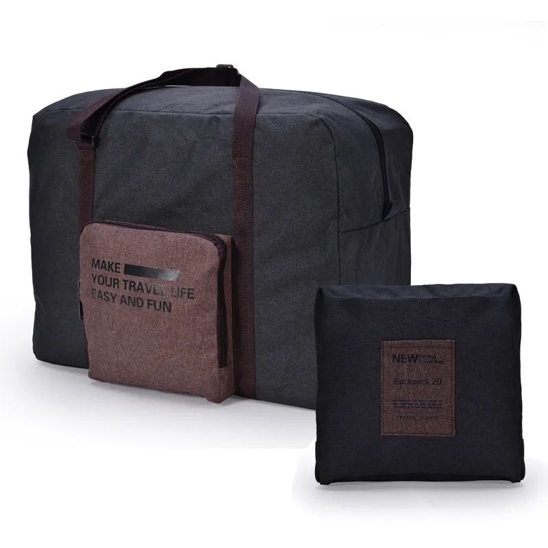 Foldable Travel Bag Sports Fitness OXford Suitcase 2