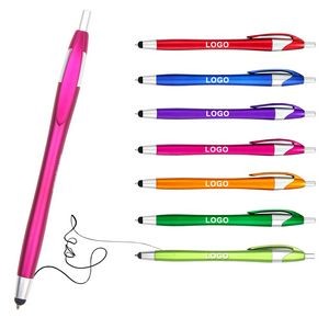 Colorful Slim Pen With Stylus 13