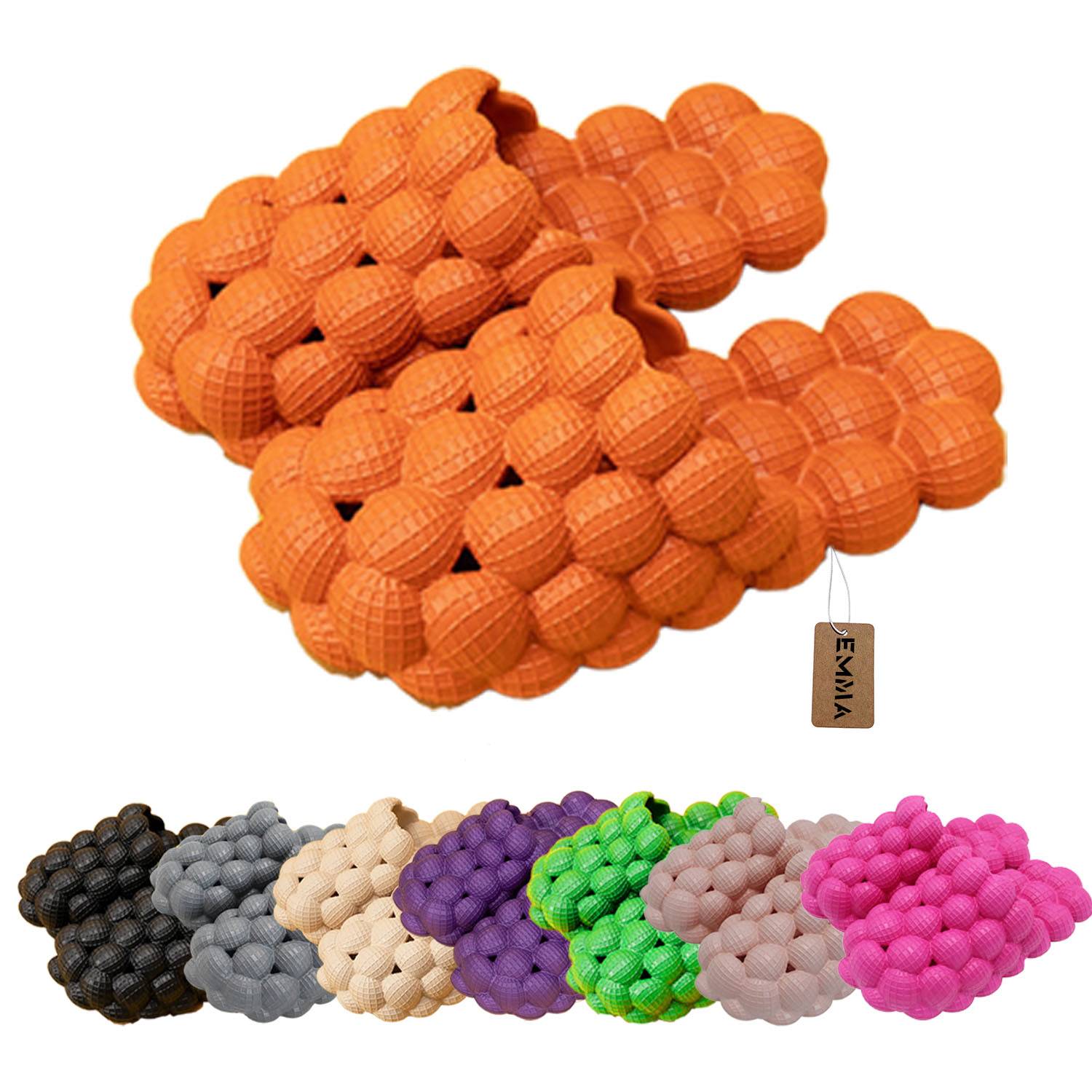 Men Women Massage Bubble Slippers 21