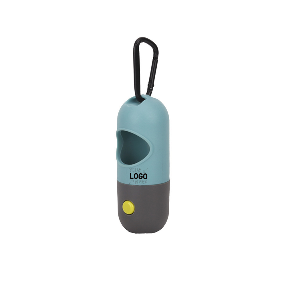 Dog Poop Bags Holder with LED Flashlight 7