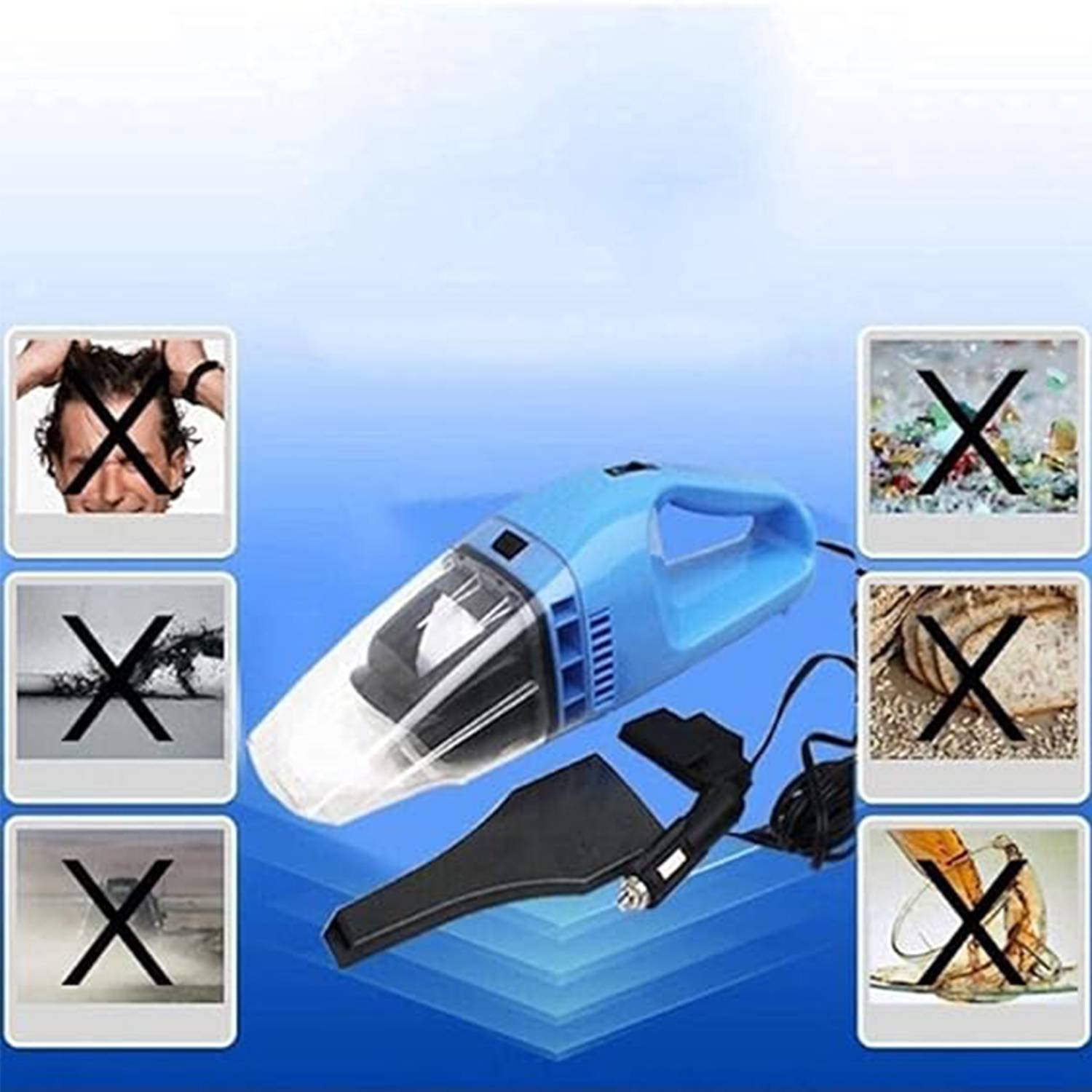 Handheld Vacuum Car Office Portable Cleaner 4