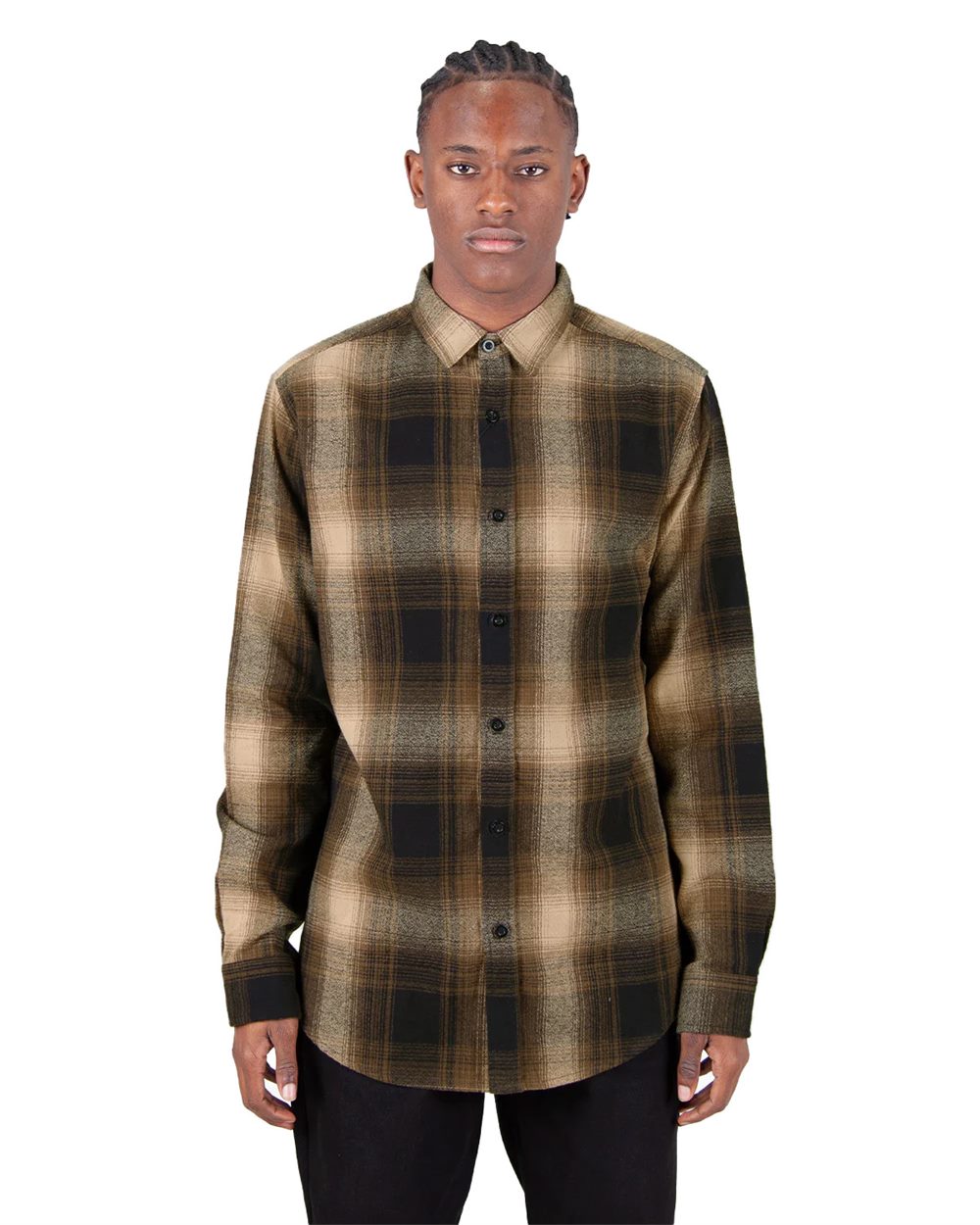 Unisex Plaid Flannel Overshirt - SHHFS 20