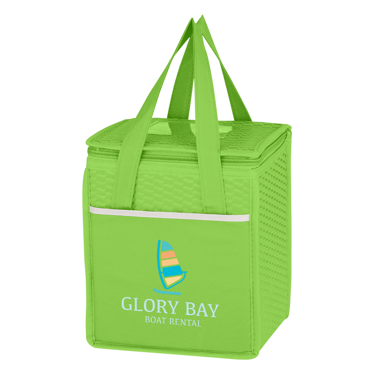Non-Woven Wave Design Kooler Lunch Bag 5