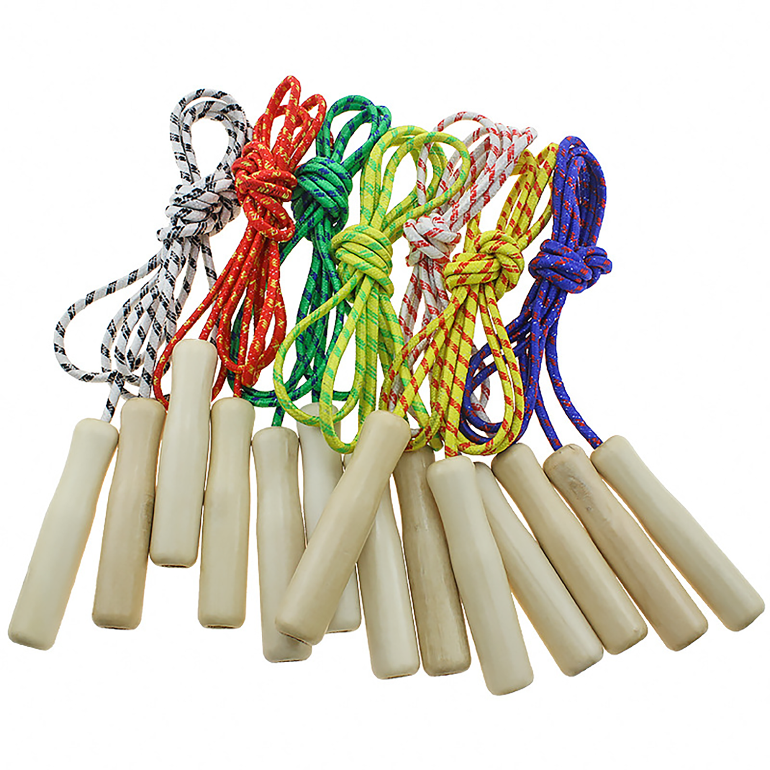 Wood Handle Exercise Fitness Jump Rope 3