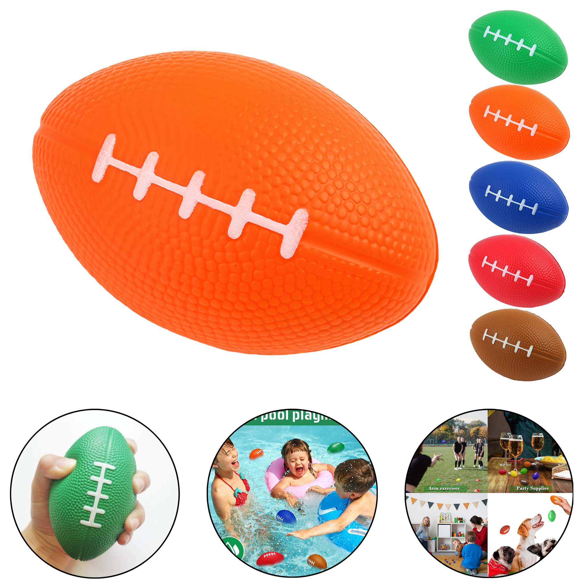 Small Foam Football Stress Relief Toy for Kids 7