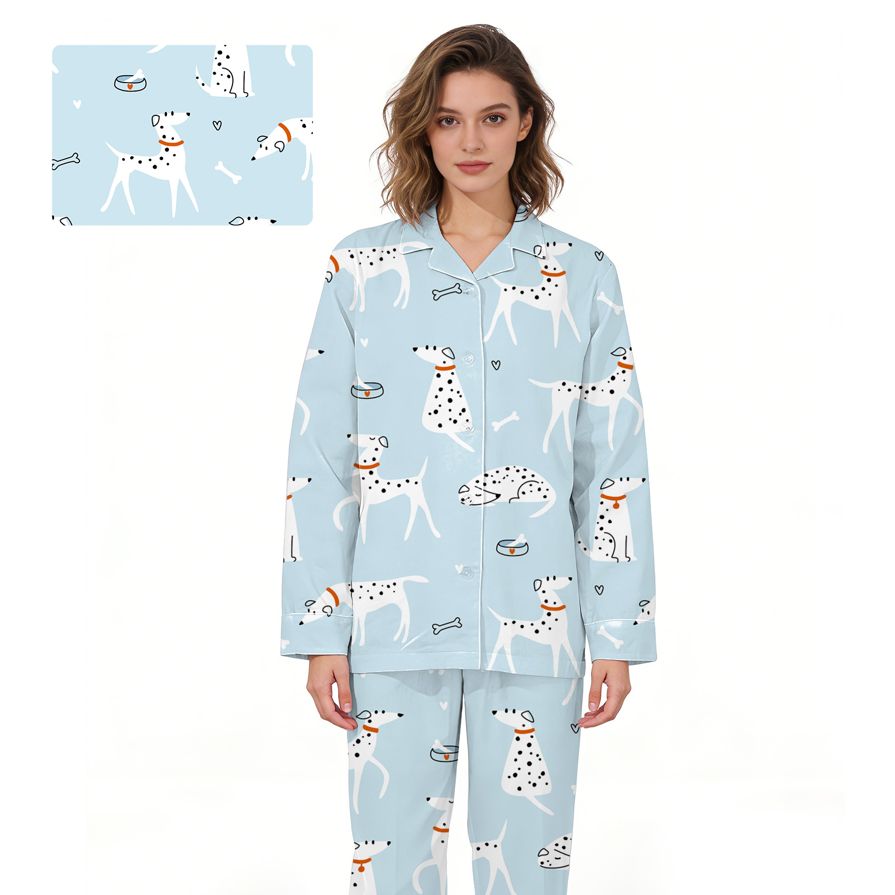 100% Cotton Double-Gauze Unisex Pajama Set 1