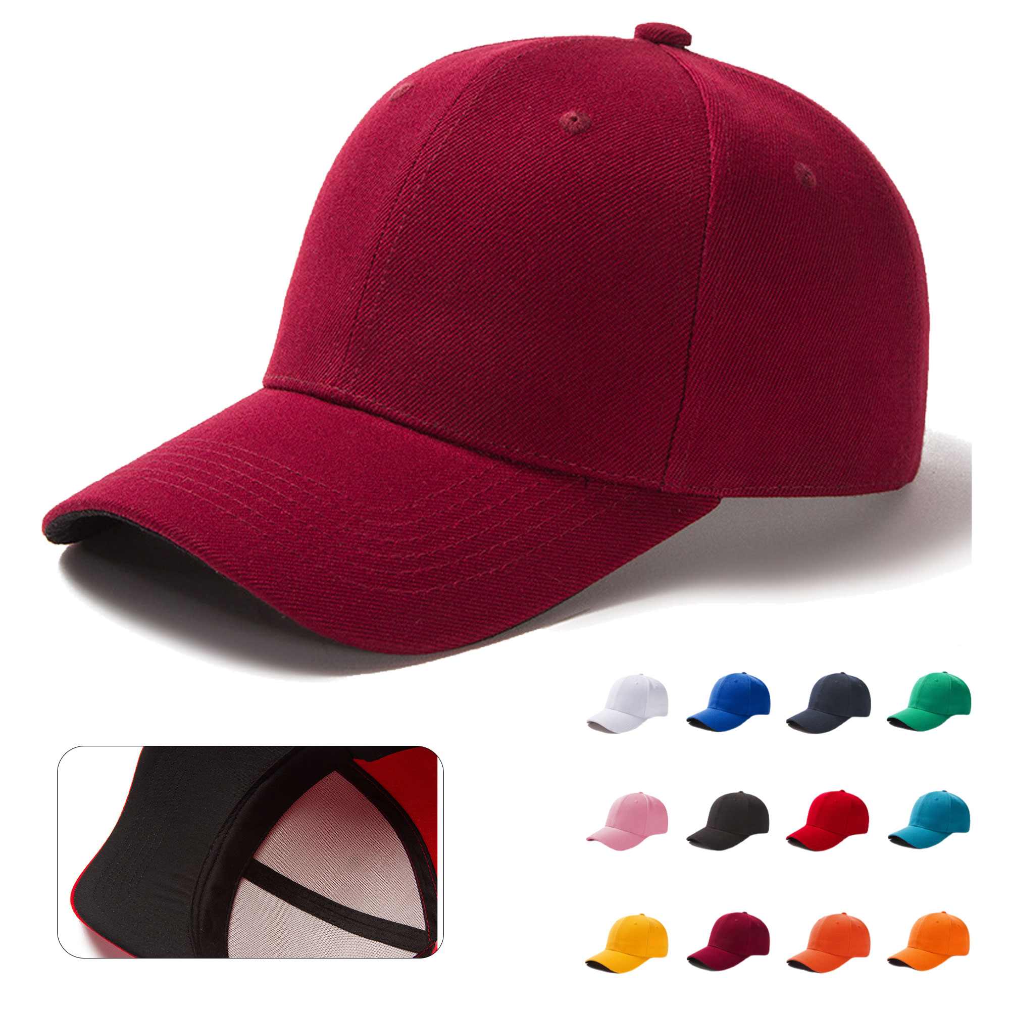 Breathable Cotton Baseball Cap For Shade 2