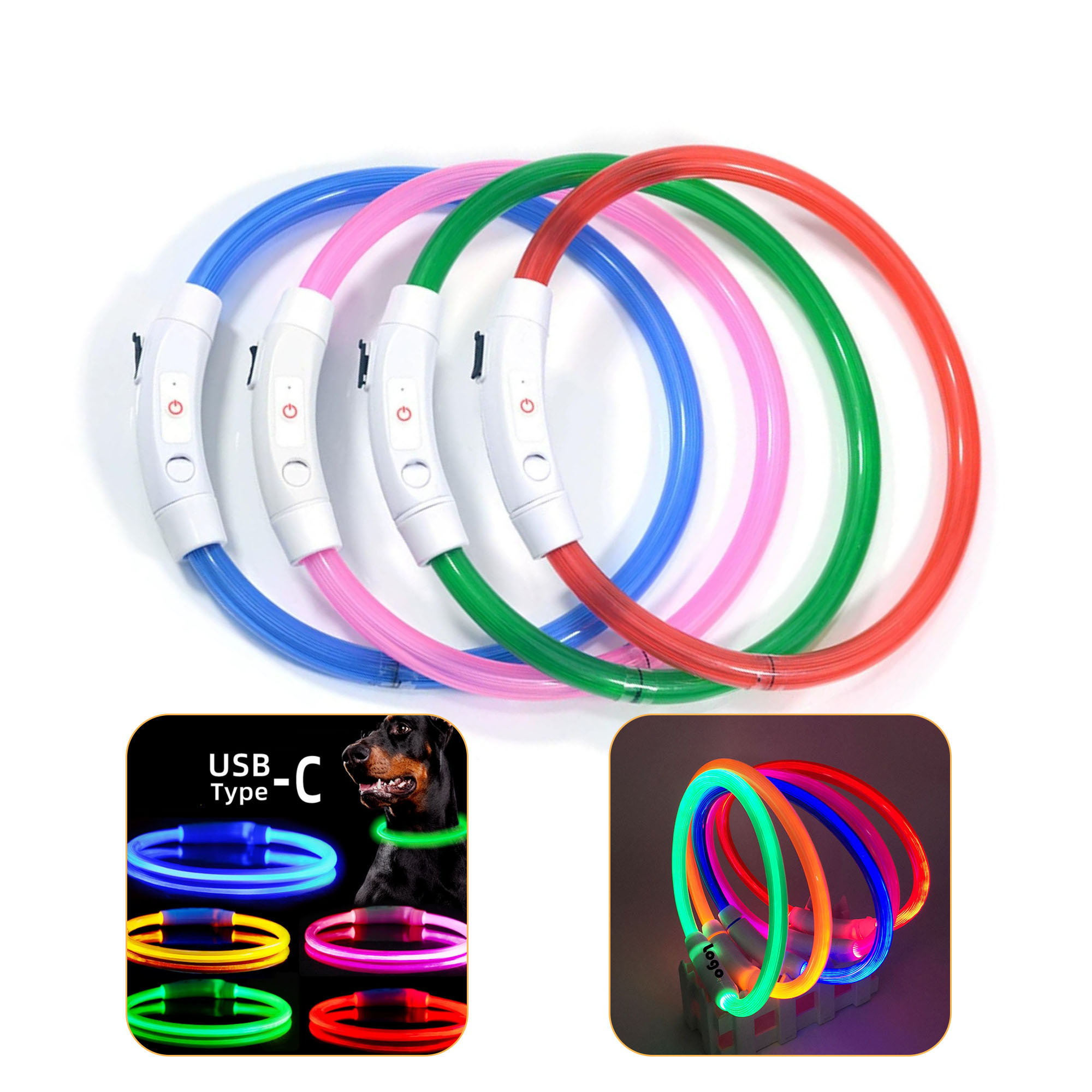 LED Pet Flashing Light Collar 4