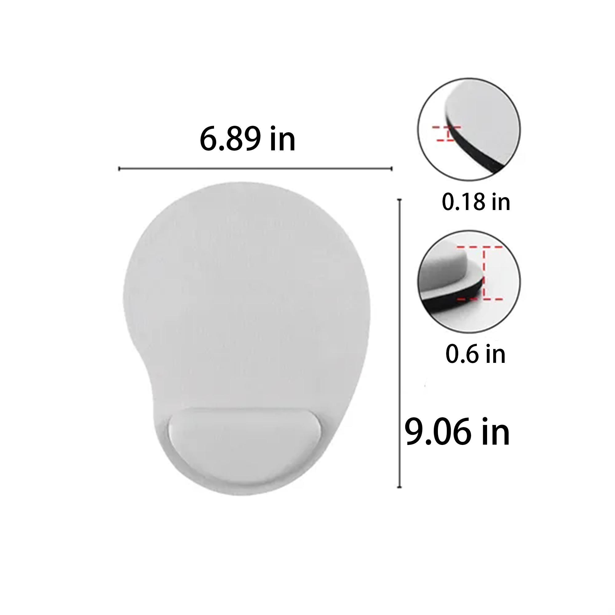 Ergonomic EVA Mouse Pad 5