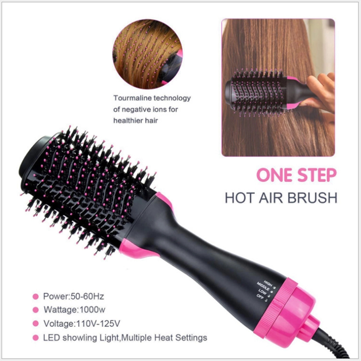 4 In 1 Hair Dryer And Hot Air Brush 2