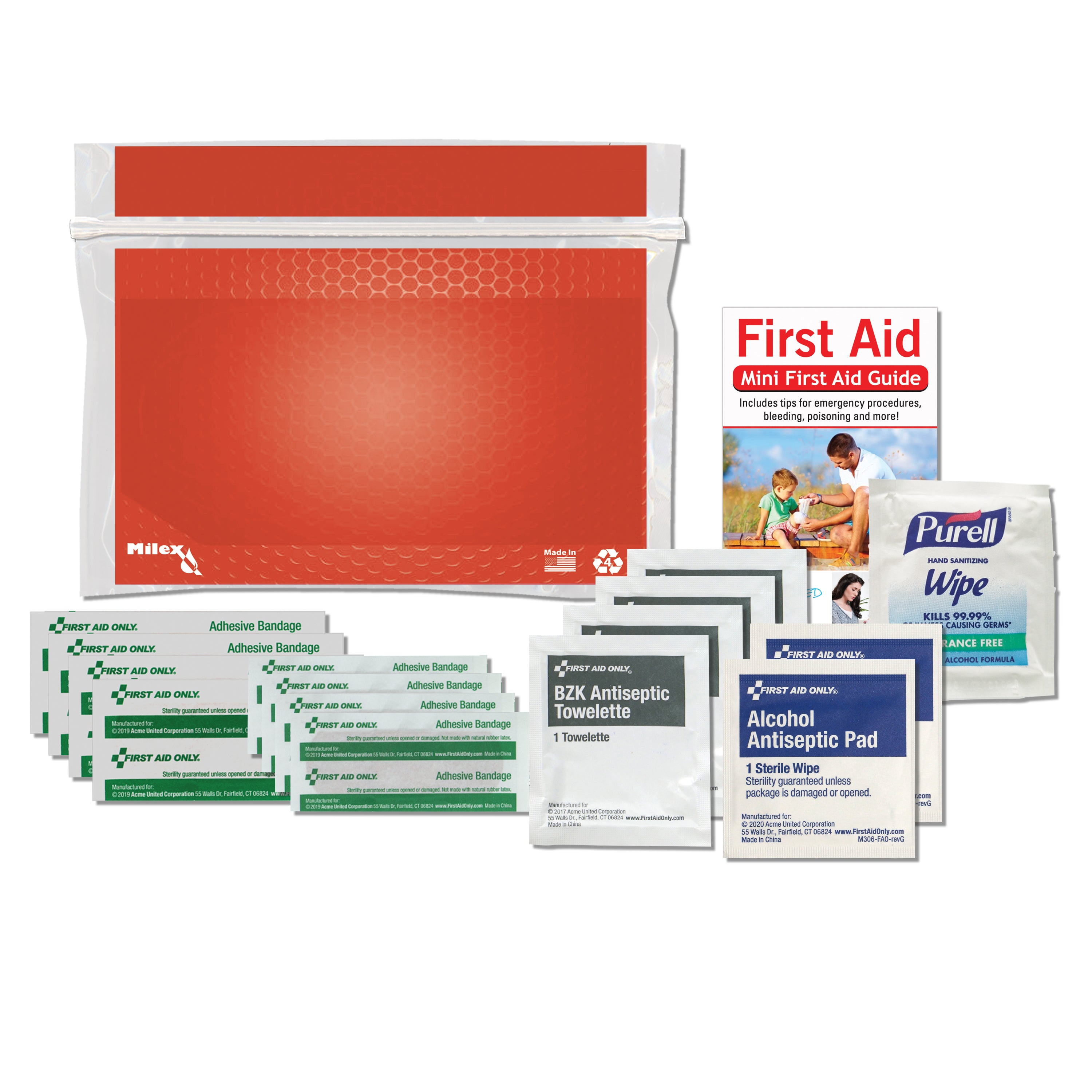 Personal First Aid Safety And Wellness Kit 6