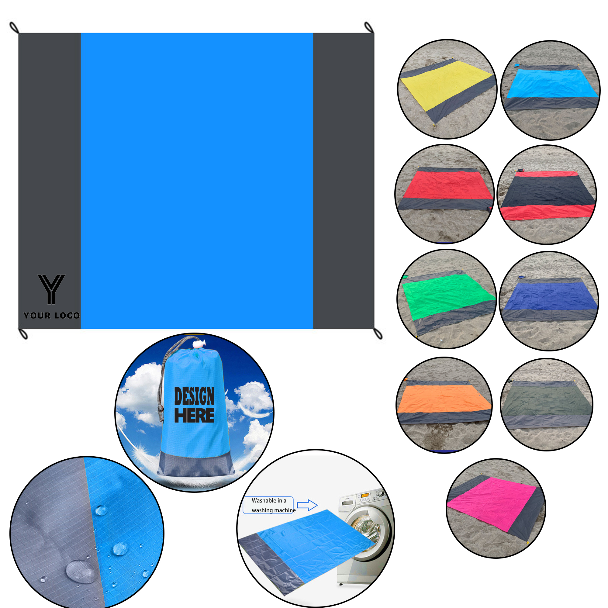 Instant Cooling Towel Kit in Silicone Holder 3