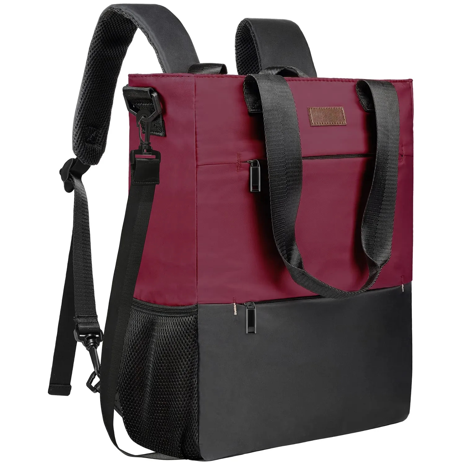 Convertible Women Laptop Water Resistant Casual Backpack 5