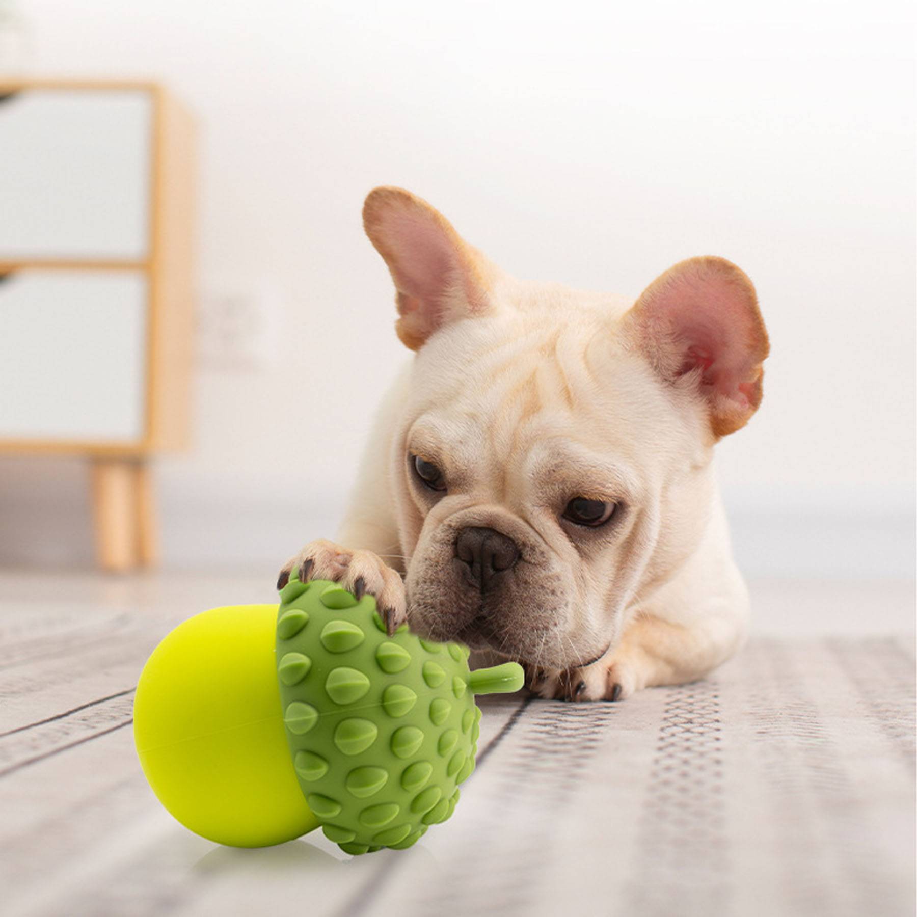 Silicone pet slow food toys 4
