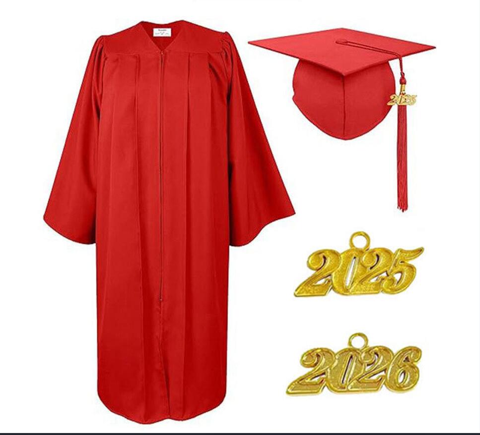 Graduation Gown with Cap and Tassel Set 15