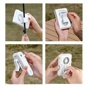 Portable Mini Neck Rechargeable Handheld with Waist Clip Fan 18