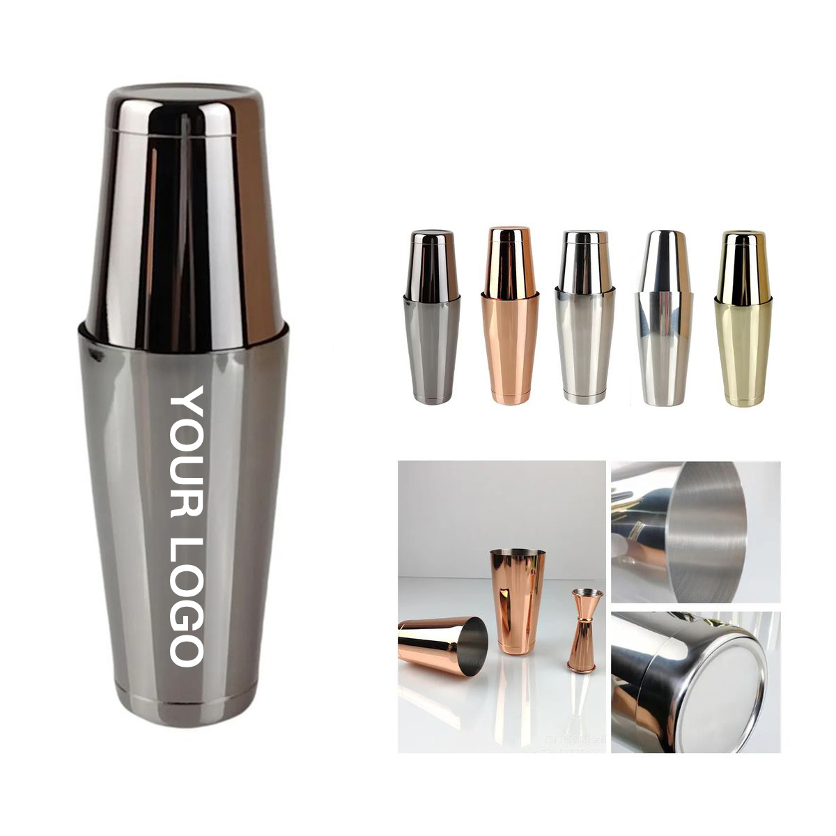 Metal Cocktail Shaker for Home Bar Use 3