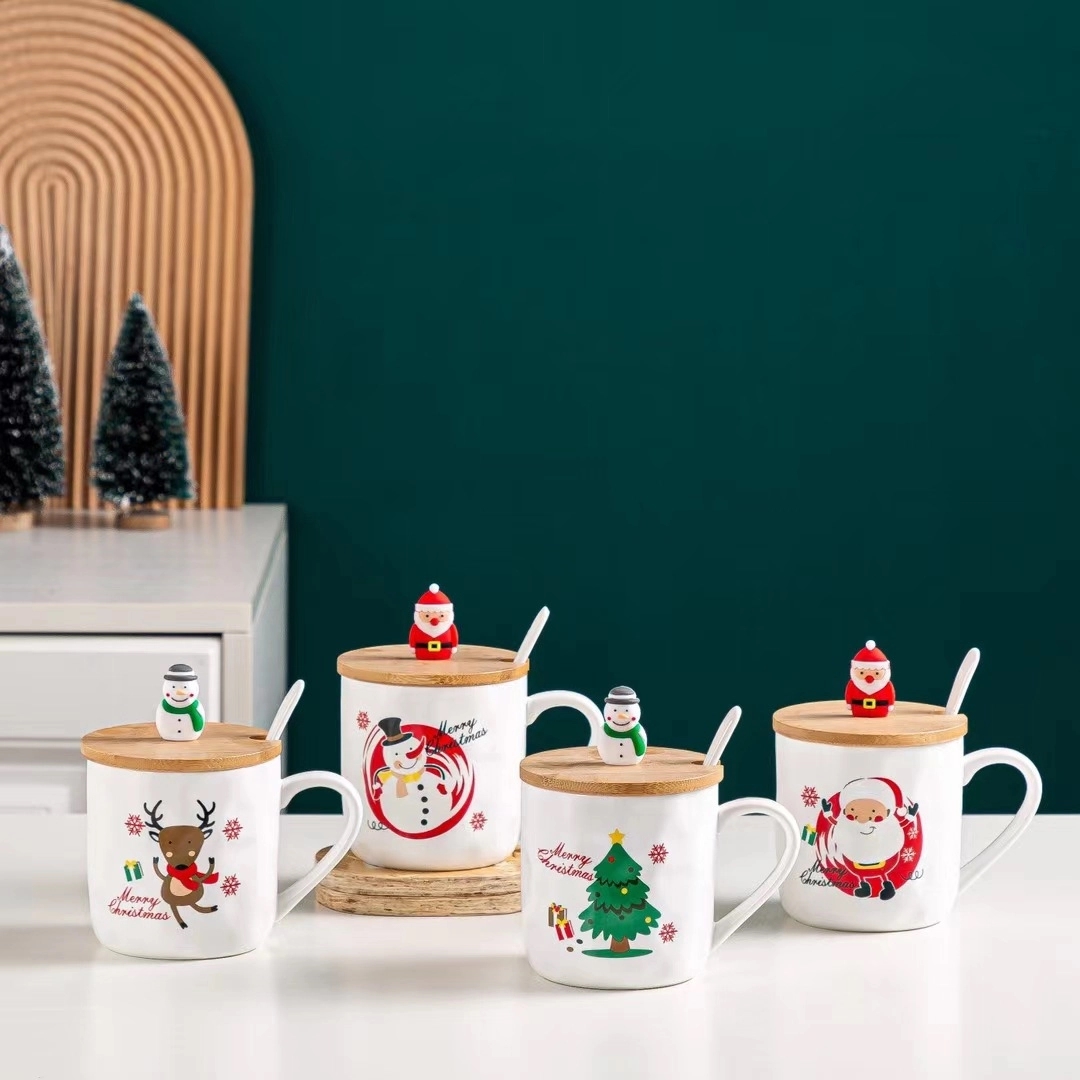Christmas Mug with Bamboo Lid 5