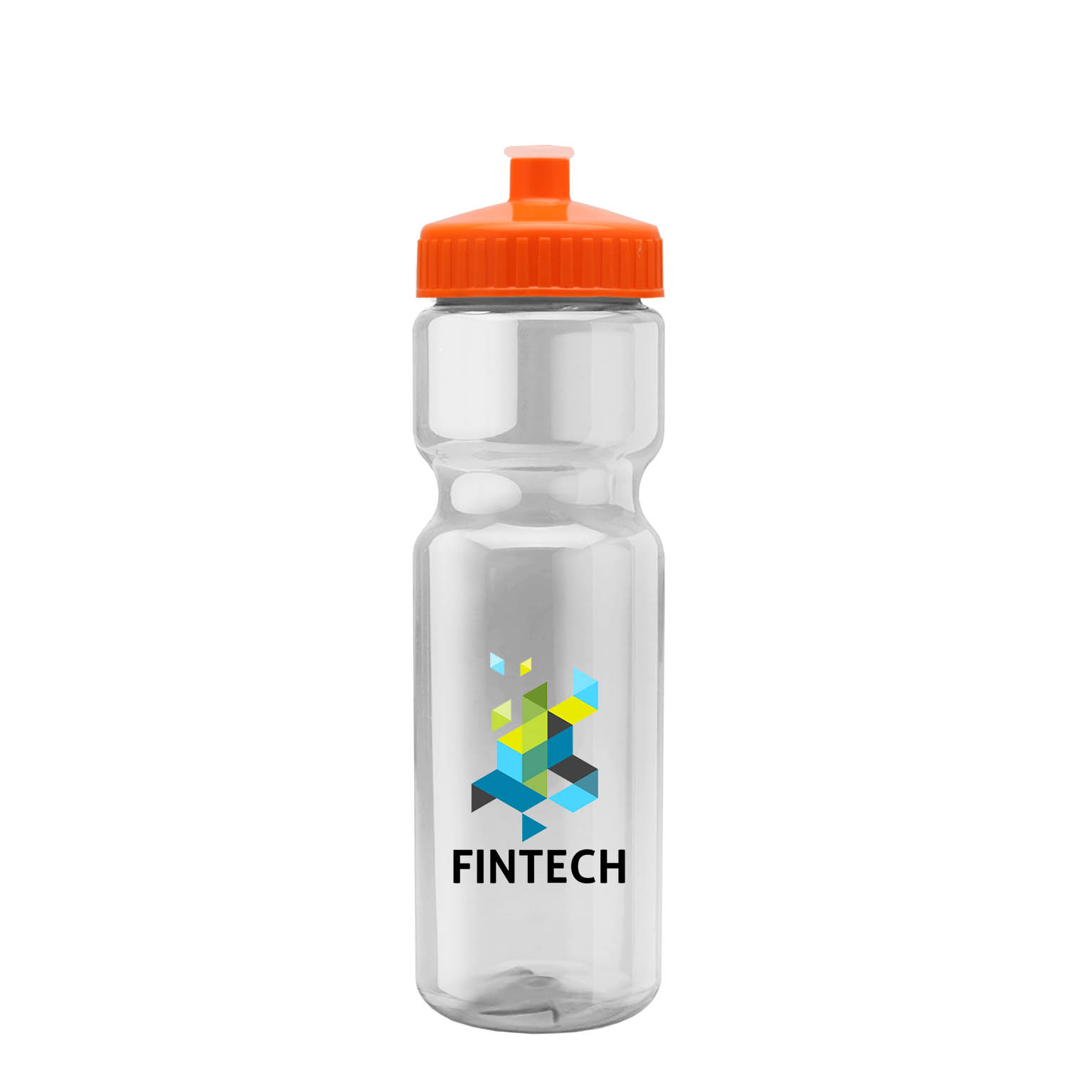 Champion - 28 oz. Transparent Bottle with Push pull and Digital Imprint 29
