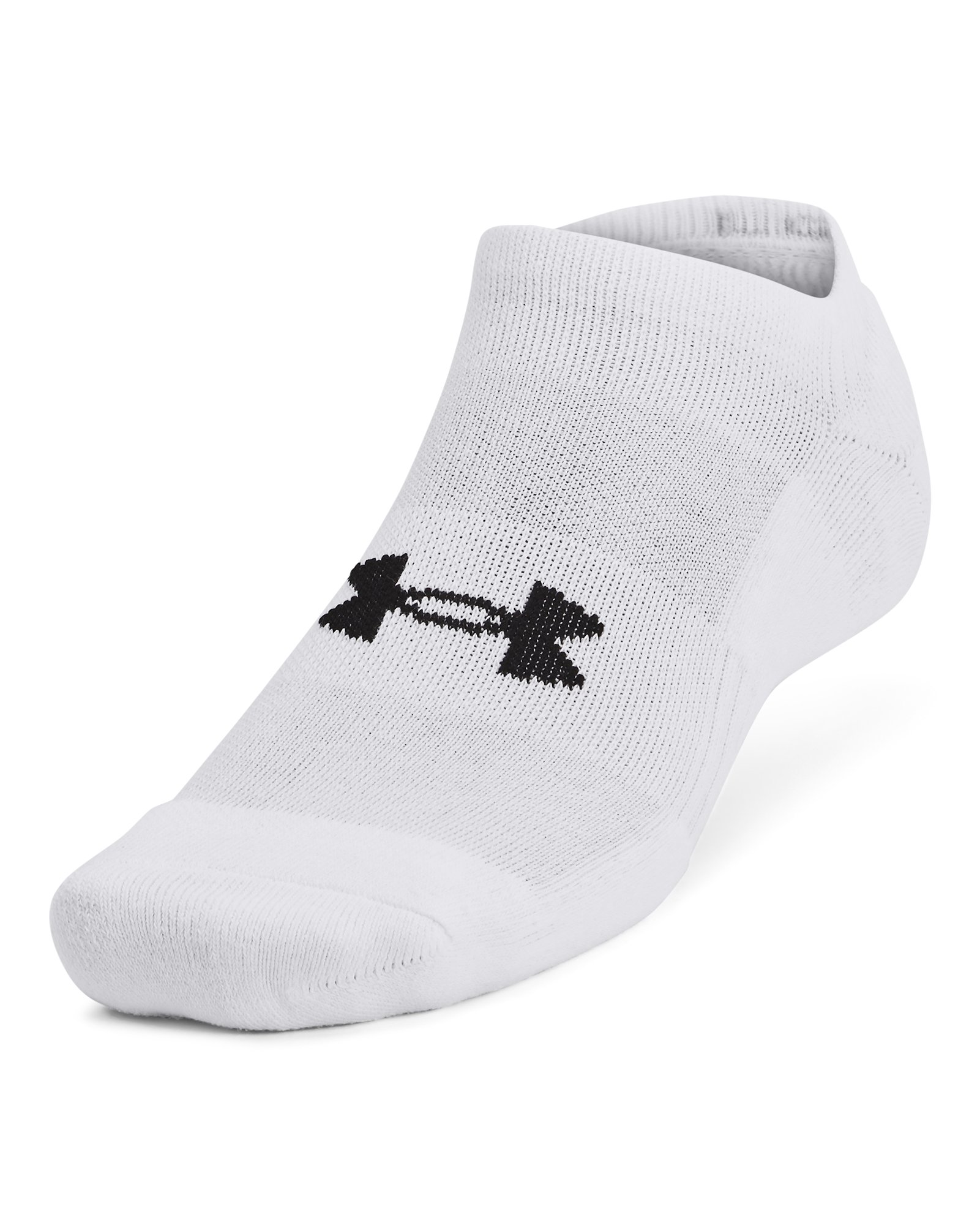 UA Training Cotton Unisex 3-Pack No Show Socks 4