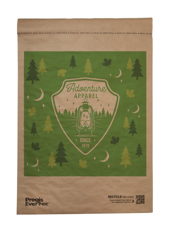 Full Color Cushioned Natural Paper Mailer (14" x 18")