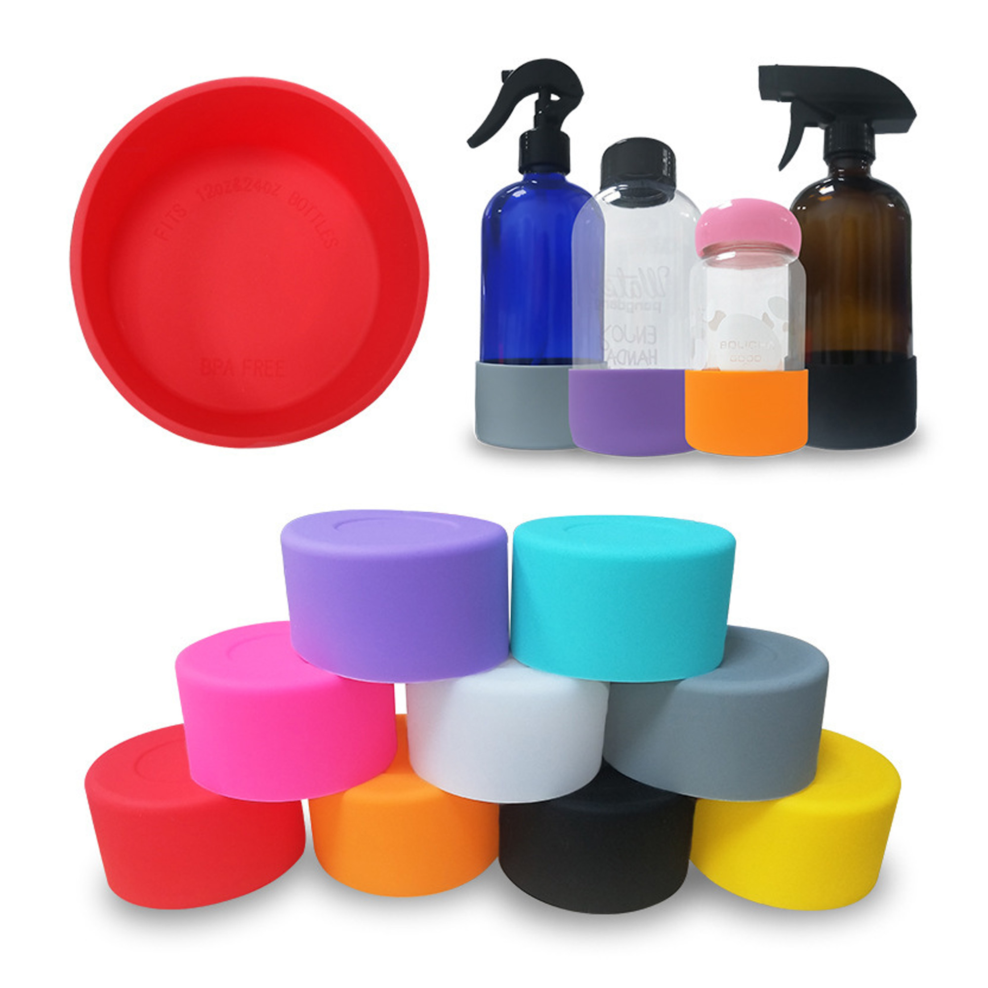 32oz Anti-Slip Protective Sport Bottle Bottom Cover 1