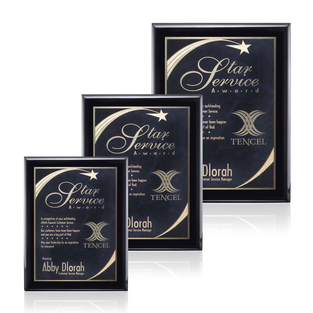 Oakleigh/Birchcliff Plaque - Black Finish 5