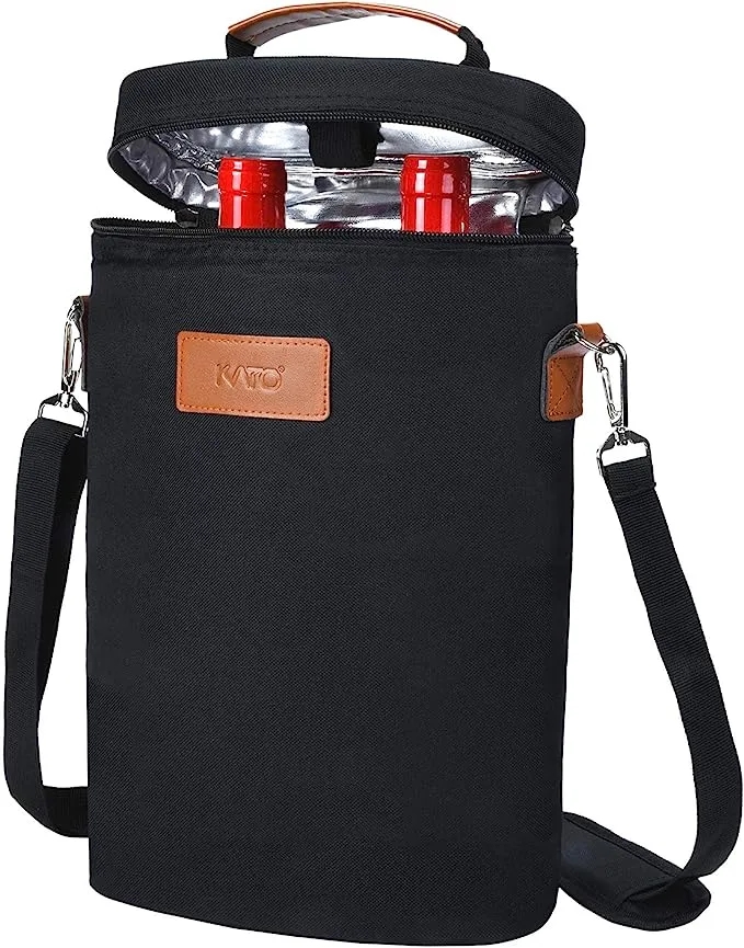 Custom Insulated Oxford Cloth Champagne Wine Bottle Bag 5