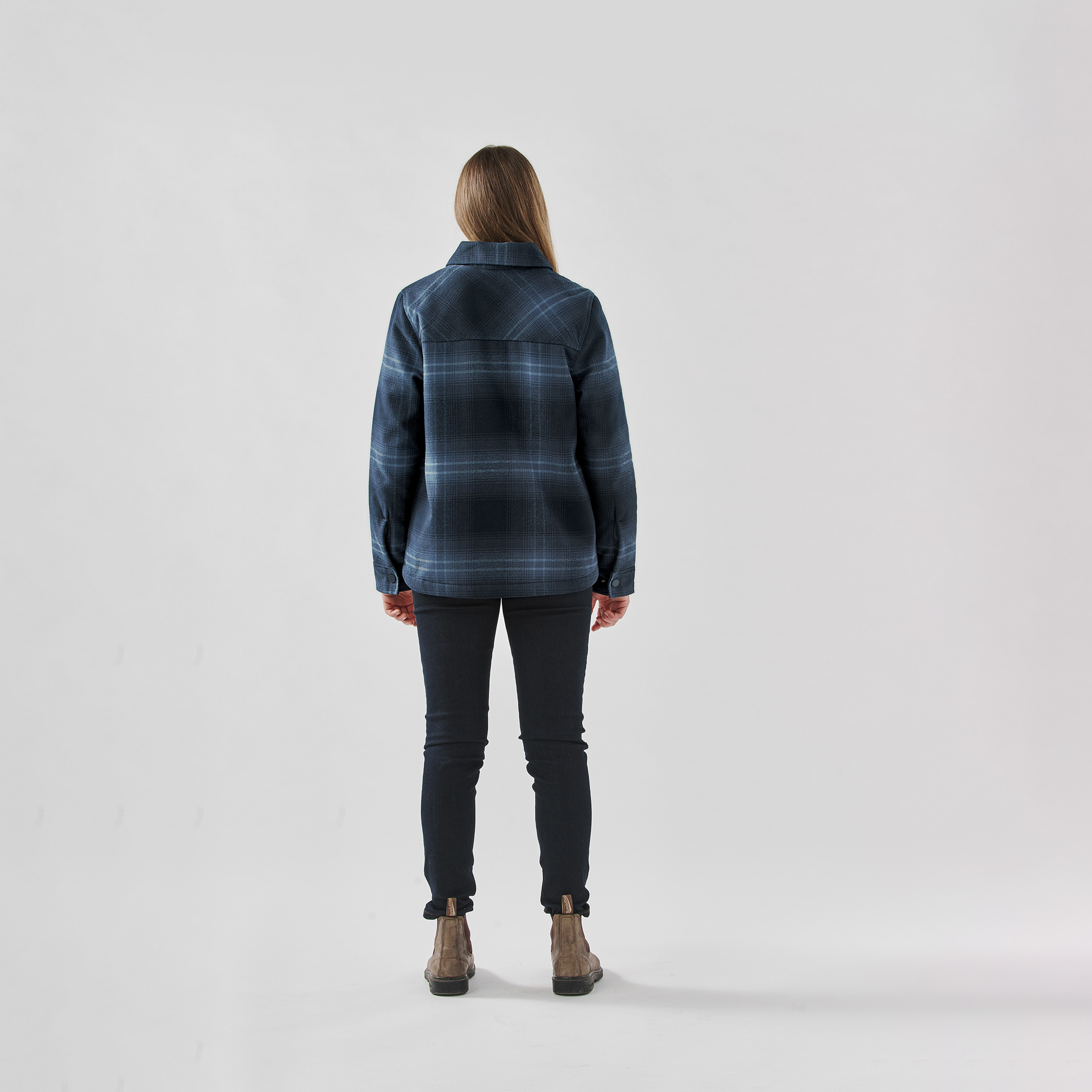 Stormtech Women's Highland Sherpa Lined Plaid Jacket 9
