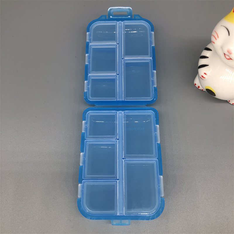10 Grids Pill Cases Portable Travel Pill Organizer Box 33