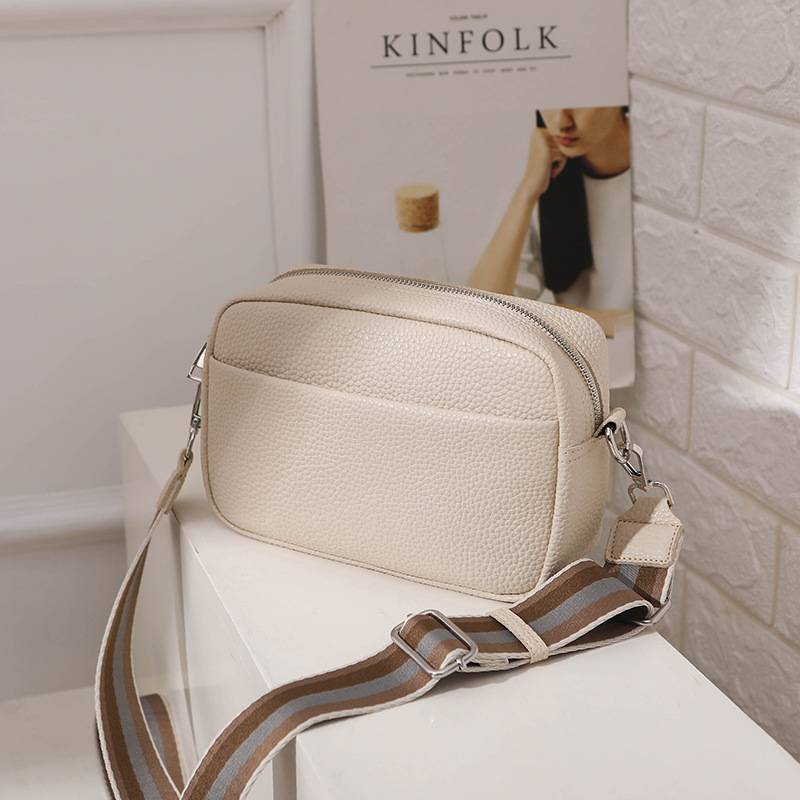 Solid color PU crossbody women's shoulder small square bag 2