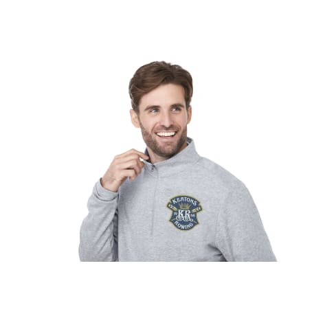 Men's RIGI Eco Knit Quarter Zip, custom hoodie or sweatshirt with logo imprint 135